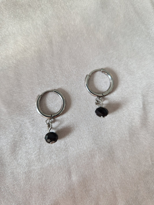 Boucles d'oreilles Black