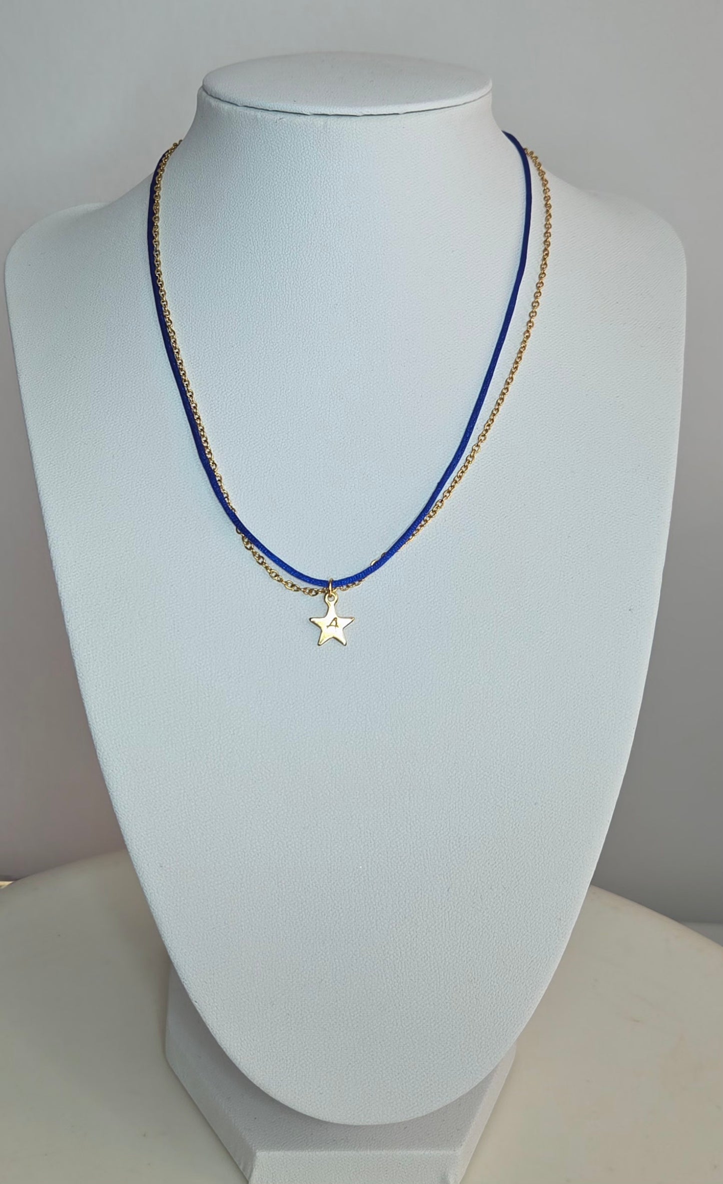 Collier Star Bleu