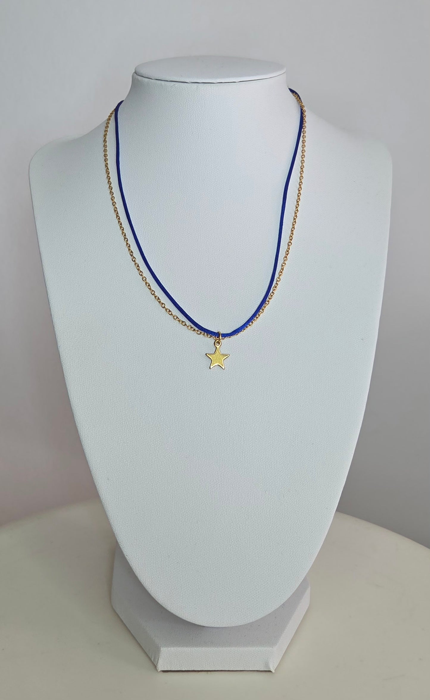 Collier Star Bleu